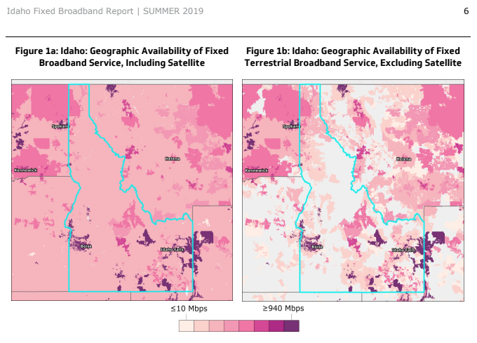 Idaho Fixed Broadband Report 2019 by CableLabs